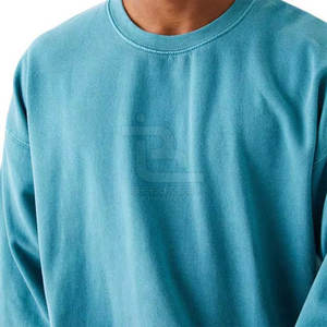 Sudadera de lavado ácido sólido con logotipo personalizado directo de fábrica 2025 para hombre hecha de poliéster/algodón para invierno - Product Image 5