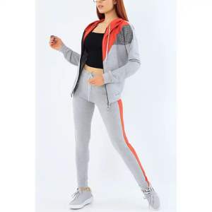 2025 Custom Logo Women Vintage Y2k Distressed Embroidery Patch Sweatpants and Hoodie Set Sports Tracksuit Women 2 Piece Set - Product Image 5