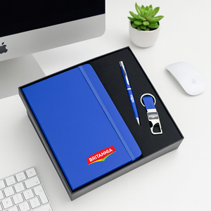 Set de Regalo Personalizado con Diario, Bolígrafo y Llavero, Producto Promocional de Oficina para el Día del Padre, Acción de Gracias, Pascua, Regalos de Bienvenida - Product Image 4