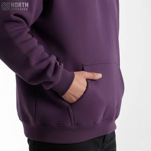 Conjunto de sudaderas con capucha y logotipo personalizado 100% algodón para hombre, ropa de correr de lana, Sudadera con capucha de gran tamaño en blanco, Jersey Unisex, sudaderas con capucha para hombre - Product Image 3