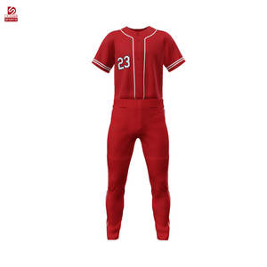 Nouvelle conception, faible MOQ, uniforme de softball 100 % polyester, séchage rapide, léger, respirant, vêtements de sport d'extérieur, en vente - Product Image 2