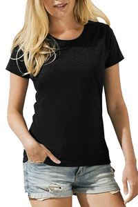 women curved bottom tshirts wholesale <b>bulk</b> prize short sleeves custom oversized design Tshirts for women's - Product Image 6