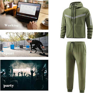 Vente en gros de survêtement de football à manches longues personnalisé grande taille pour hommes vêtements de sport de club de football pour adultes pantalon à capuche pour - Product Image 5