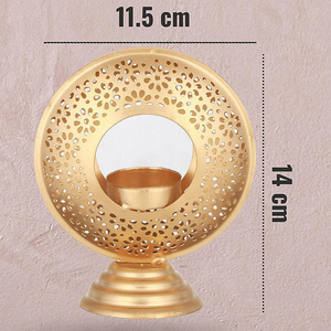 Glimmering Charm Candle Holder for Your Home Soothing Tea <b>Light</b> Holder to Elevate Your <b>Space</b> - Product Image 4