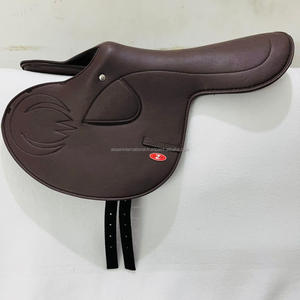 Meilleure vente Selle de course synthétique, selle de cheval d'exercice, taille 17 ", 17.5", 18 ", caractéristique disponible Matériau Type d'origine - Product Image 4