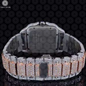 Montre de luxe Charm Jewells en acier inoxydable, cadran 40 mm, mouvement mécanique analogique, verre saphir, mode masculine, date automatique, étanche - Product Image 4