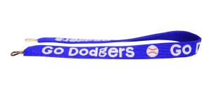 Ceintures de perles légères et durables faites à la main en bleu et blanc Festive Gameday Straps Taille personnalisée disponible Crossbody & Shoulder - Product Image 2