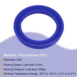 HOVOO Polyurethane Hydraulic Oil Seal UHS/UN ID6-200MM U-type Seal Piston Seals