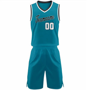 Conjuntos de Uniformes de Baloncesto Personalizados para Hombre Adulto, 100% Poliéster, Tallas Grandes, Transpirables, Absorben la Humedad, Venta al Por Mayor - Product Image 1