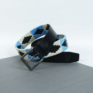 เข็มขัดหนังโปโลเย็บด้วยมือพร้อมปักลายออกแบบตามต้องการสำหรับการขี่ม้าจากผู้จำหน่ายขายส่ง & ODM - Product Image 1