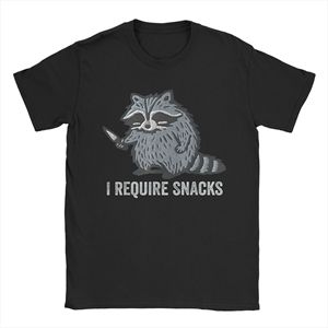 <b>Men's</b> Cotton Short Sleeve O Neck Casual Graphic Tee Cozy Summer Clothing with Embroidered Funny Snacks Graphic Oversized Fit - Product Image 3