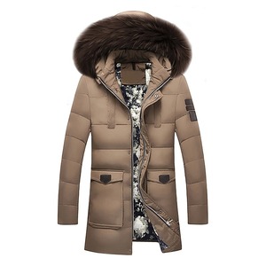 Chaqueta de plumón de nueva marca 90%, chaqueta de plumón de pato blanco, abrigo cálido de invierno, chaqueta informal de plumón para hombre, abrigo con capucha y Cuello de piel Natural - Product Image 4