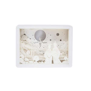 Light Jewelry Box Manufacturers Wholesale Festive Gift Light and Shadow <b>Paper</b> Carved Home With 3D Atmosphere Lights - Product Image 6