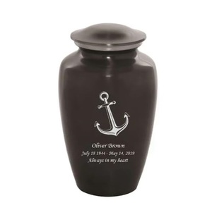 โกศใส่ศพสำหรับผู้ใหญ่ทำด้วยมือแกะสลักทำจากโลหะรูปสมอเรือทำจากโกศขนาดไม่แพงออกแบบได้ตามต้องการ - Product Image 4