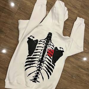 2024 hecho en fábrica Sudadera con capucha esencial oversize High Street Sun faded HOODIE - Product Image 4