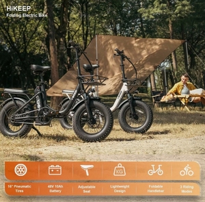 (HY) Hikeep <b>Folding</b> <b>Electric</b> <b>Bike</b> 16 inch 48V 10Ah 750W. - Product Image 2