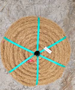 Forro de fibra de coco hecho a mano de alta calidad estilo Vintage tamaño personalizado fitosanitario certificado hogar jardín cesta colgante - Product Image 1