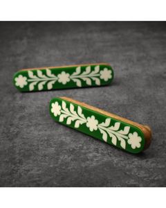 Manija de armario de madera y resina epoxi/manija de cajón de MUGHALCRAFTS - Product Image 4