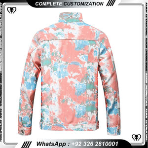 Chaqueta vaquera negra de nuevo diseño personalizado 2025 para hombre, Chaquetas vaqueras de calidad superior para primavera y otoño personalizadas - Product Image 6