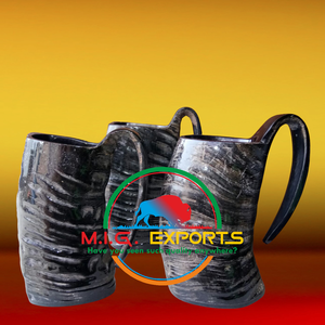 Cuernos para Beber de Cuerno Natural, Vasos de Cuerno para Vino y Cerveza, Tazas Únicas para Beber, Perfectas para Fiestas y Bodas - Product Image 2