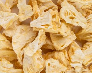 Producto agrícola piña seca amarillo color natural Ananas No GMO sin aditivos congelar piña seca aperitivos instantáneos - Product Image 3
