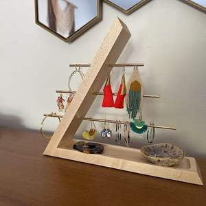 Natural Wood <b>Jewelry</b> <b>Tray</b> & Holder Good Finish Bulk Wholesale Deals - Product Image 2