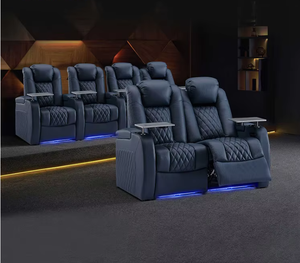 Sillón Reclinable Eléctrico de Lujo para Cine en Casa, Sofá Reclinable con Calefacción y Masaje, Asiento de Cine - Product Image 5