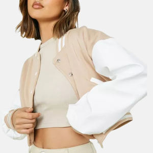 Veste de survêtement pour femme, broderie personnalisée unique de haute qualité, veste de survêtement pour femme personnalisée, service OEM - Product Image 2