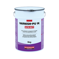 Vernis polyuréthane monocomposant, sans solvant, transparent et liant en résine pour tapis de pierre décoratifs. | VARNISH-PU 1K