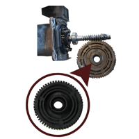 27107566296 Engranaje del actuador del motor servo de la caja de transferencia para BMW X3 E83 X5 E53