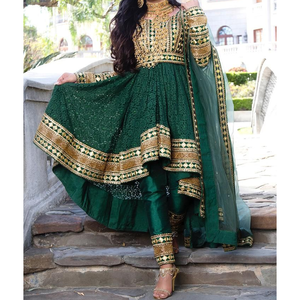 Afghan Kuchi tela de alta calidad para mujer, vestido de novia de boda, decoración de encaje, ropa de mujer afgana, vestidos tribales para mujer 100% - Product Image 3