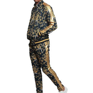 Trajes de chándal de alta calidad para hombres/Chándal de hombre con combinación de colores ajustados a la moda para ropa de entrenamiento - Product Image 3