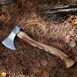 Handmade Damascus Steel Pizza <b>Axe</b> with Wood Handle Custom Logo Outdoor <b>Camping</b> Hatchet Factory Direct Supply drop shipping <b>axe</b> - Product Image 6