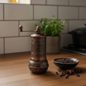 Zamak Small Chickpea and <b>Pepper</b> <b>Grinder</b> Durable Metal Tool for Fine Grinding - Product Image 4