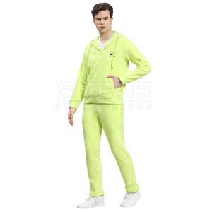 Conjunto Deportivo de Felpa 100% Algodón para Hombre, 360g, Corte Regular, Sudadera con Capucha y Pantalones para Invierno, Ropa Deportiva Transpirable, Venta al Por Mayor OEM - Product Image 1