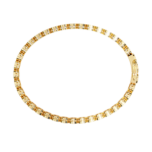 Fabulous 18K <b>Gold</b> Lab Grown Diamond Bracelet & <b>Bangle</b> - Product Image 1