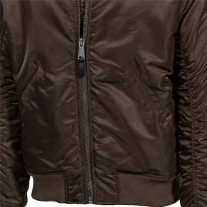 Blouson d'aviateur classique pour homme-Veste durable et élégante avec poignets et ceinture côtelés - Product Image 5