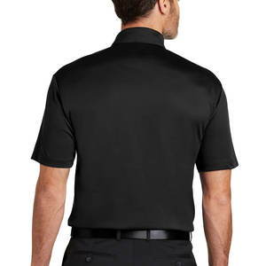 Polo pour hommes 100 % coton, manches courtes, coupe classique, design tendance, chemise de golf anti-plis, polo tricoté uni - Product Image 5