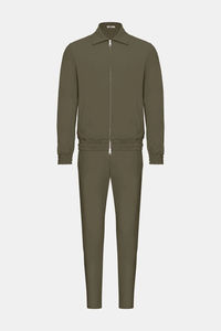 Chaqueta de gimnasio atlética con cremallera completa elástica de cuatro vías de alta calidad para hombres con chándal con bolsillos laterales - Product Image 2