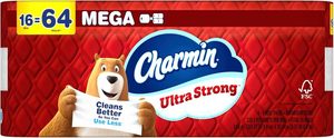 Papel higiénico Charmin Ultra Strong Mega Rolls, 4" x 3-15/16", blanco, 220 hojas por rollo, paquete de 16 Mega Rolls - Product Image 3
