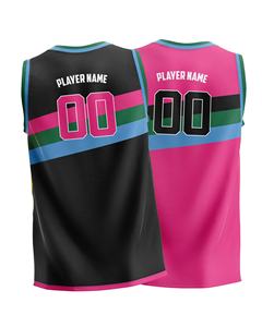 Camiseta de Baloncesto al por Mayor, Sublimada, de Secado Rápido, Absorbente de Sudor, con Bordado Personalizado, Nombre del Equipo, Número, Talla Grande - Product Image 3