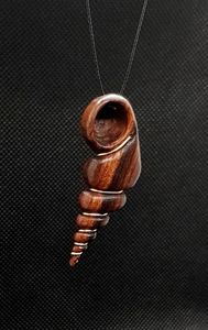 CHAINS <b>NECKLACES</b> FOR WOMEN MEN NATURAL <b>LARGE</b> BOHO TRIBAL SONO WOODEN <b>Pendant</b> on Adjustable Cord Handmade <b>Necklace</b> - Product Image 2