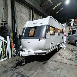 Remorque de camping mobile 4x4 en acier galvanisé, mini-caravane tout-terrain pour camping en plein air, caravane en forme de larme - Product Image 1