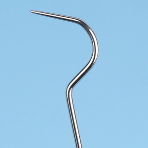 Sonde d'exploration dentaire à double tête de qualité médicale, en acier inoxydable, pour le nettoyage des dents, sonde hygiénique, crochet, outil dentaire - Product Image 3