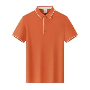 T-shirt polo pour homme de bonne qualité, été, poche, multicolore, col rond - Product Image 6