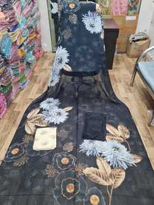 Tela de Voile con Estampado Digital de Algodón Suizo, Estilo Africano, para Camisas y Vestidos, Conjunto Somalí Dirac, Uso Regular - Solo Venta al por Mayor - Product Image 4