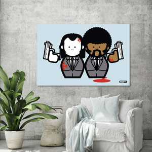 Affiche design moderne abstraite style gangster - Product Image 1