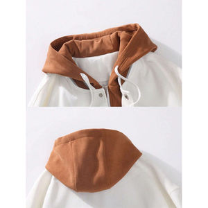 Chaqueta Cortavientos Personalizada de Manga Larga con Botones, 100% Algodón Ligero, Estilo Urbano, para Hombre - Product Image 2