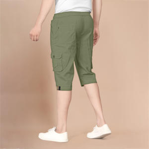Venta al por mayor de los hombres Multi-Bolsillo Cargo Pantalones Pierna Recta Primavera/Otoño Personalizado Pantalones al aire libre para el diseño funcional y Modern Vibe - Product Image 4