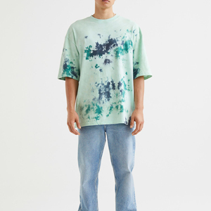 Casual Custom Design Regular Fit Drop Shoulder Polyester/Cotton <b>Tshirt</b> for Men Made Pakistan Eco-Friendly Quick Dry <b>High</b> Quality - Product Image 3